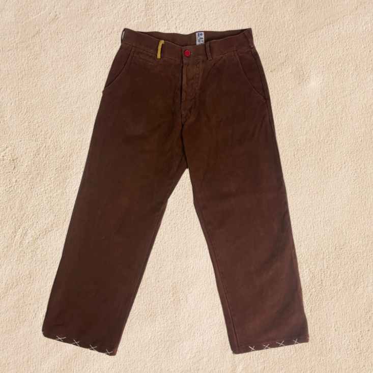 chestnut trousers