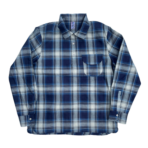 Camicia a quadri blu