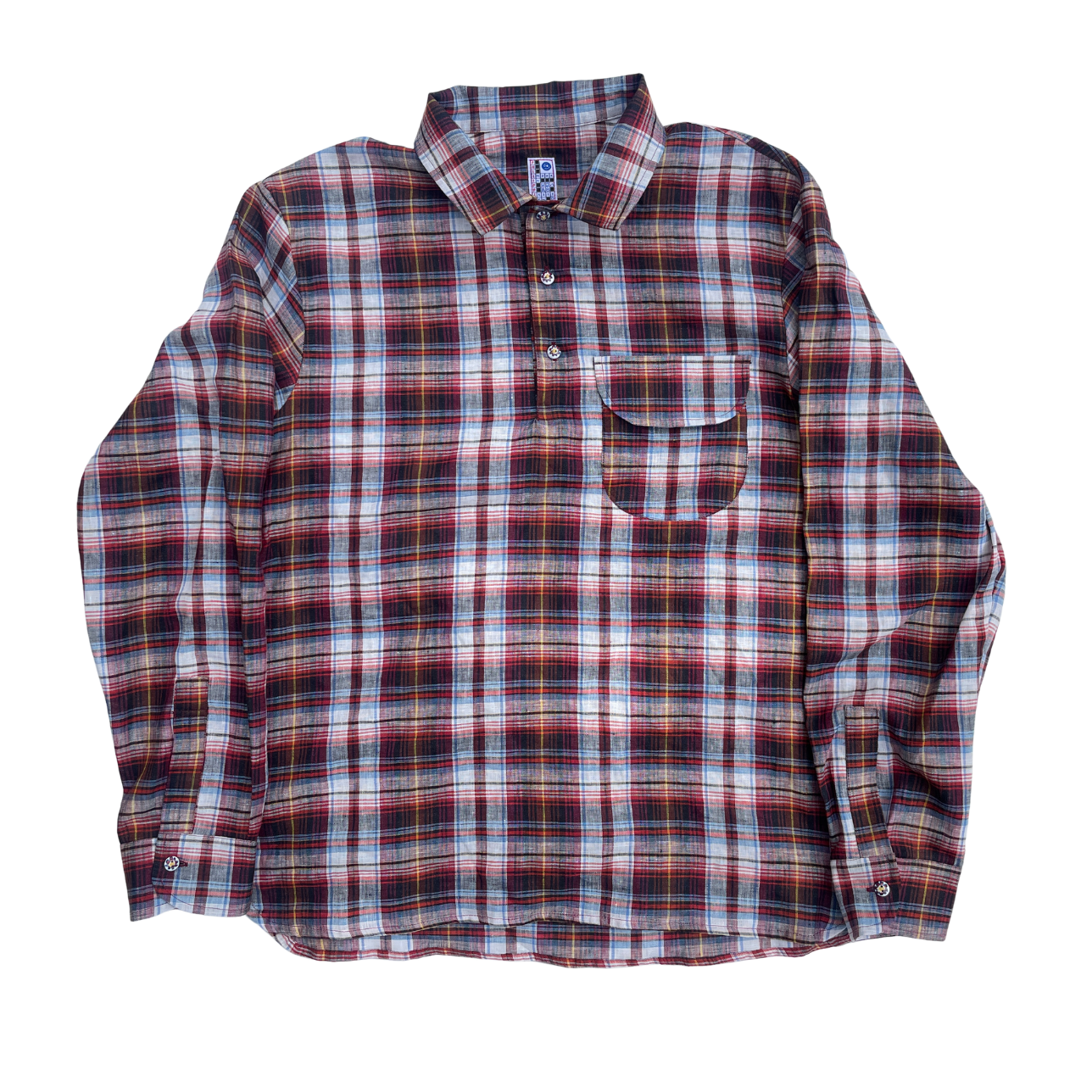Camicia a quadri rossa