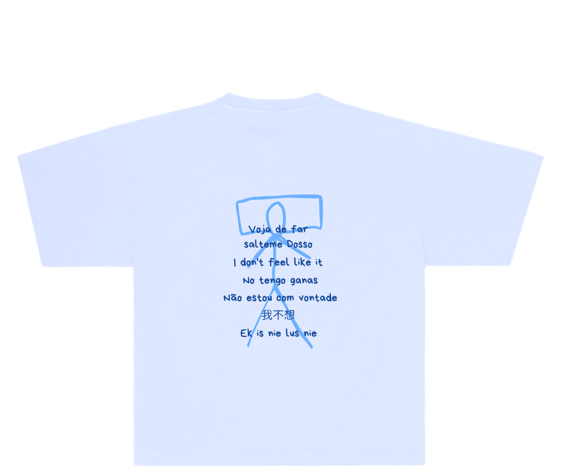 t shirt bianca sonno