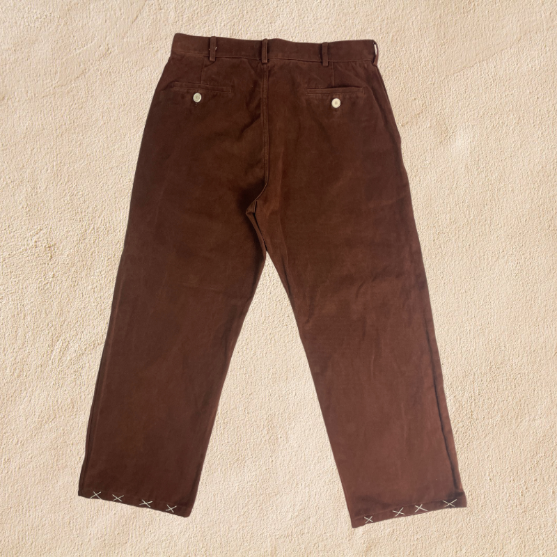 chestnut trousers