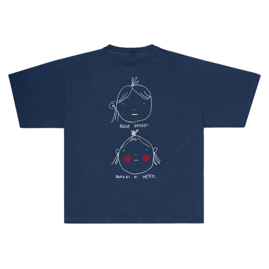T-shirt blue faccio dopo