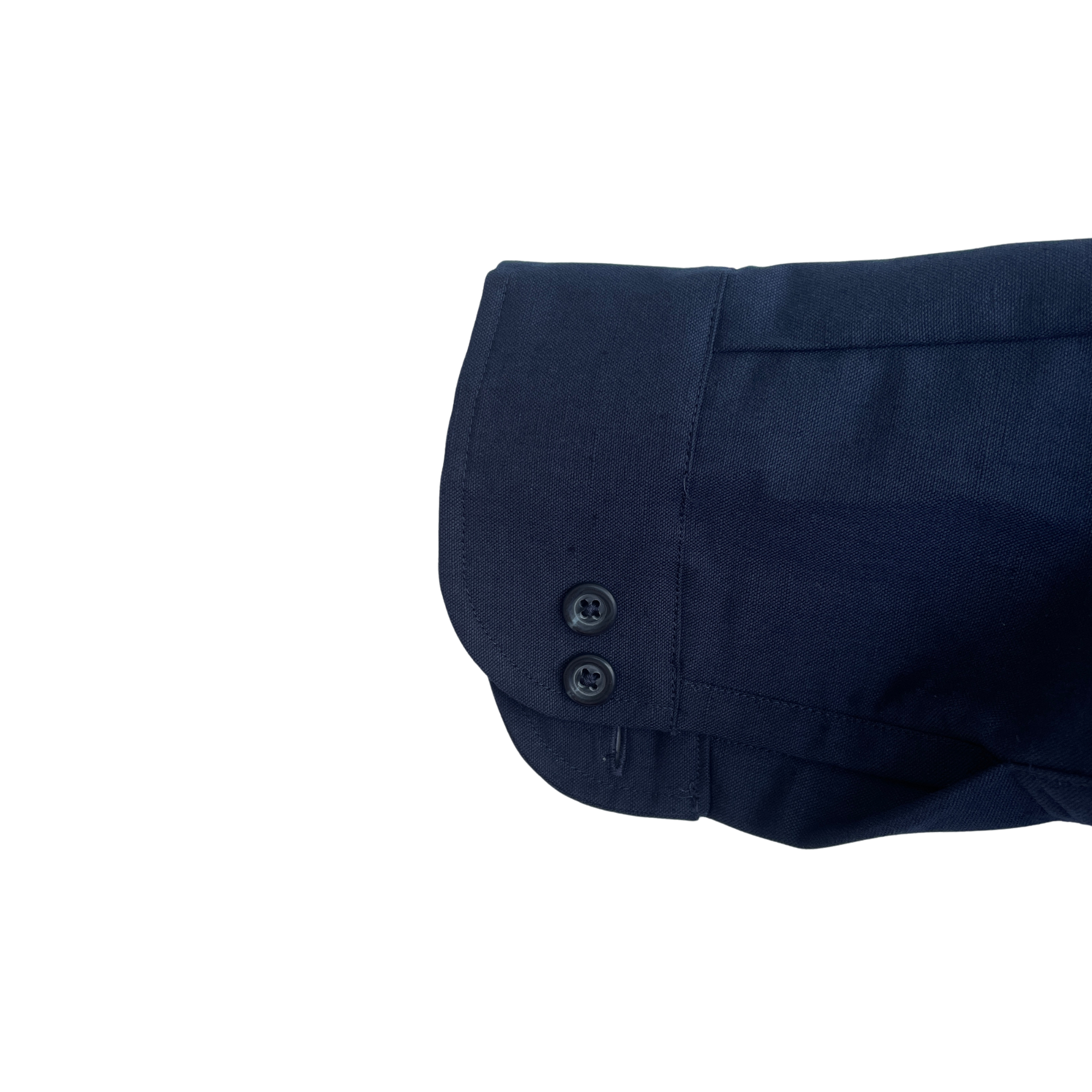 Camicia blu lino