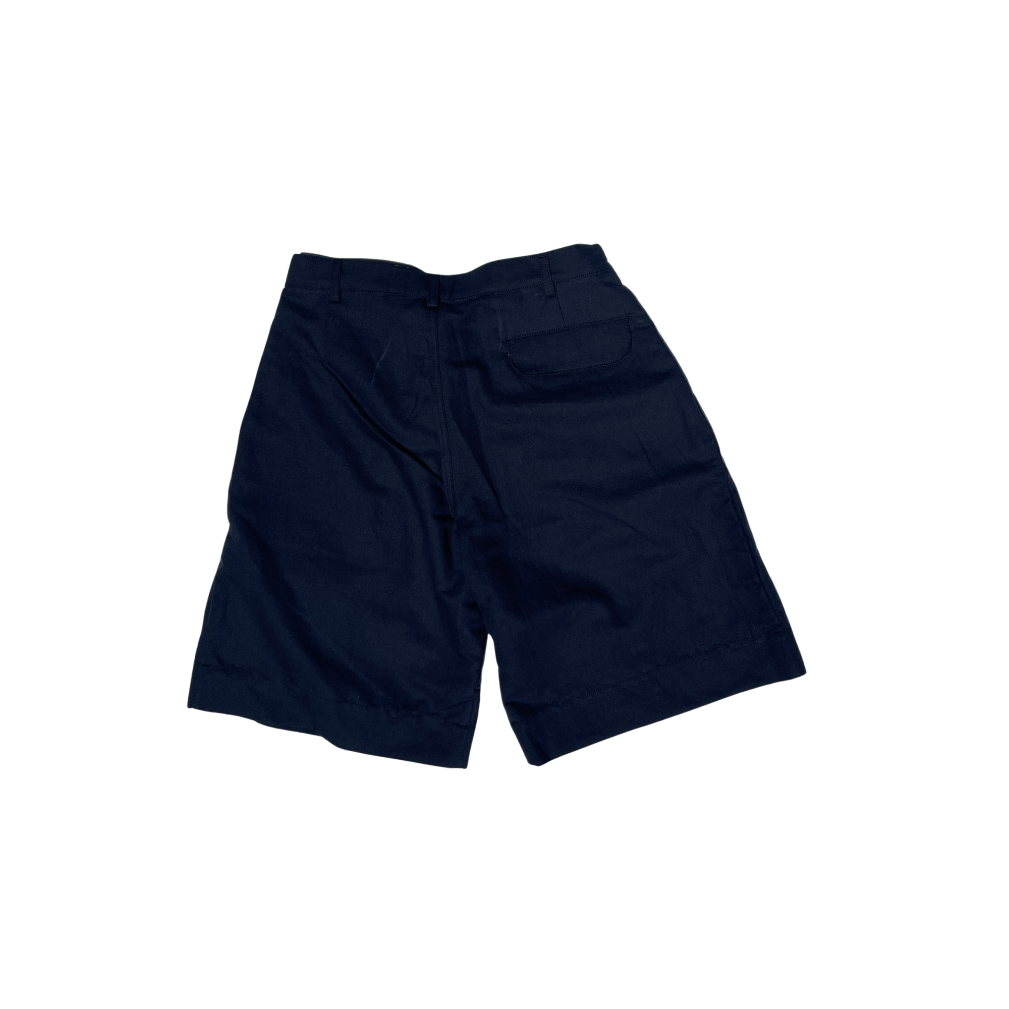 Pantalone Corto in lino blu