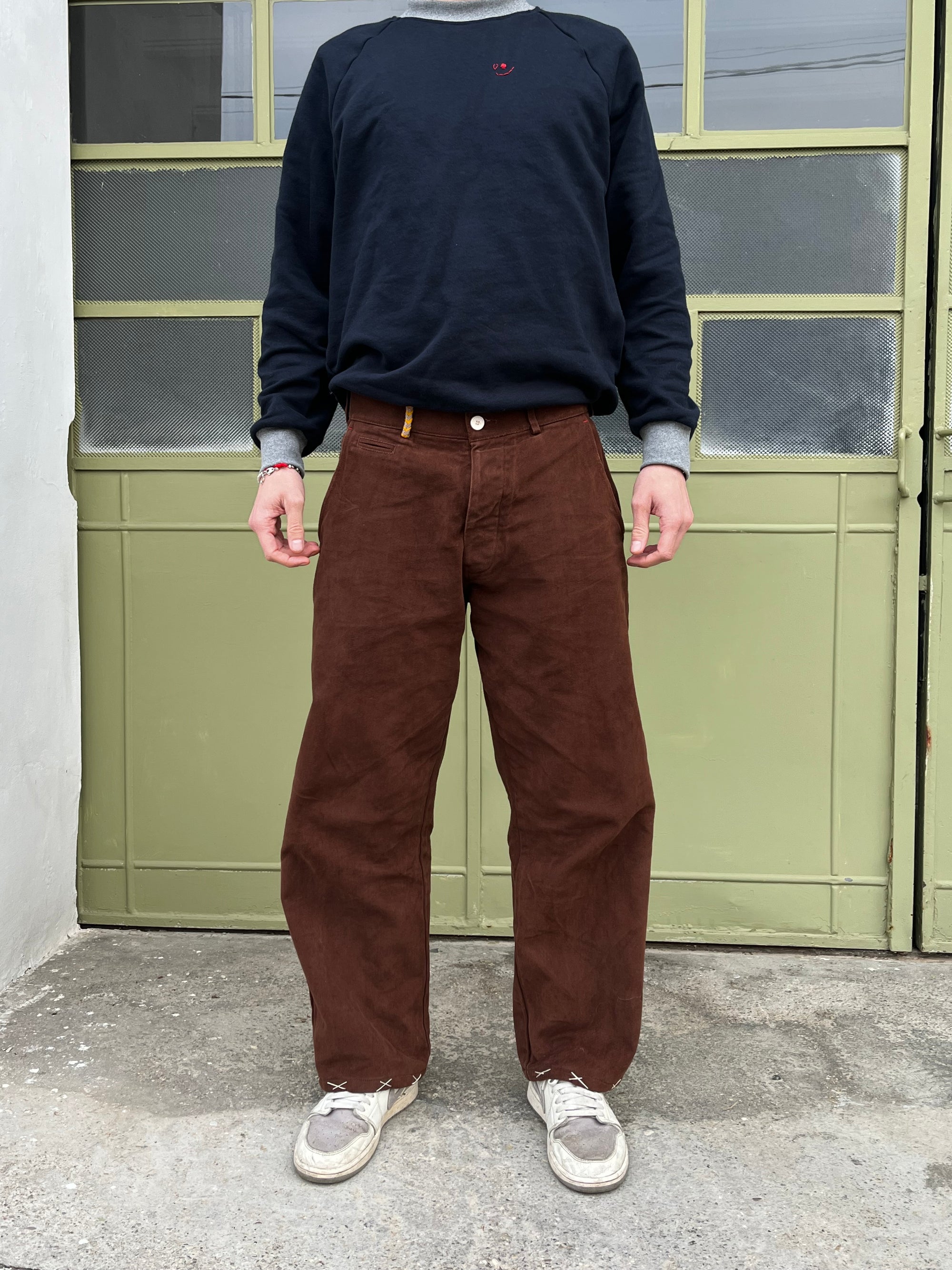 chestnut trousers