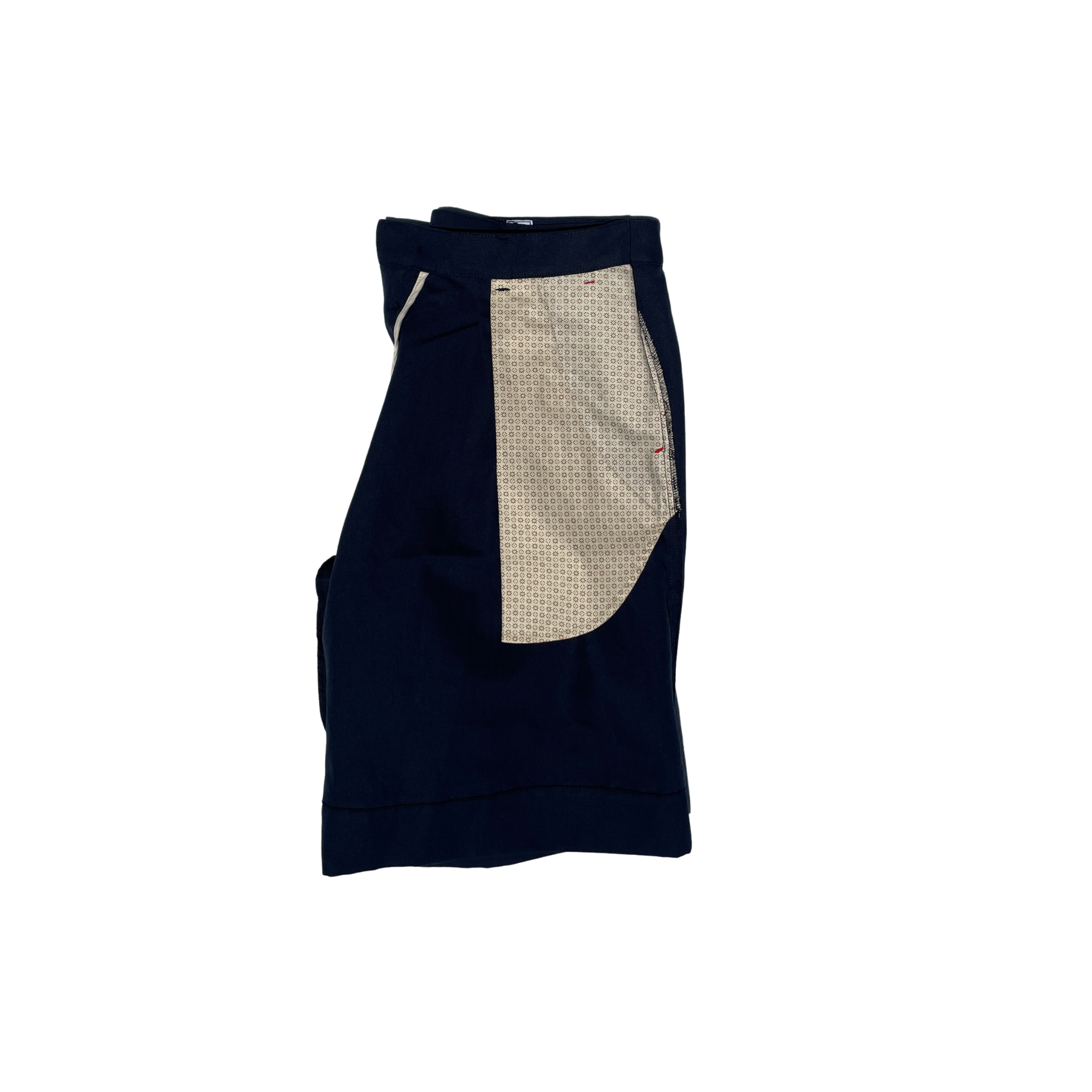 Pantalone Corto in lino blu
