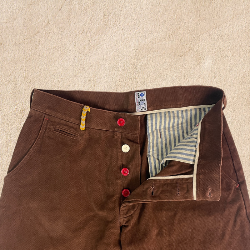 chestnut trousers