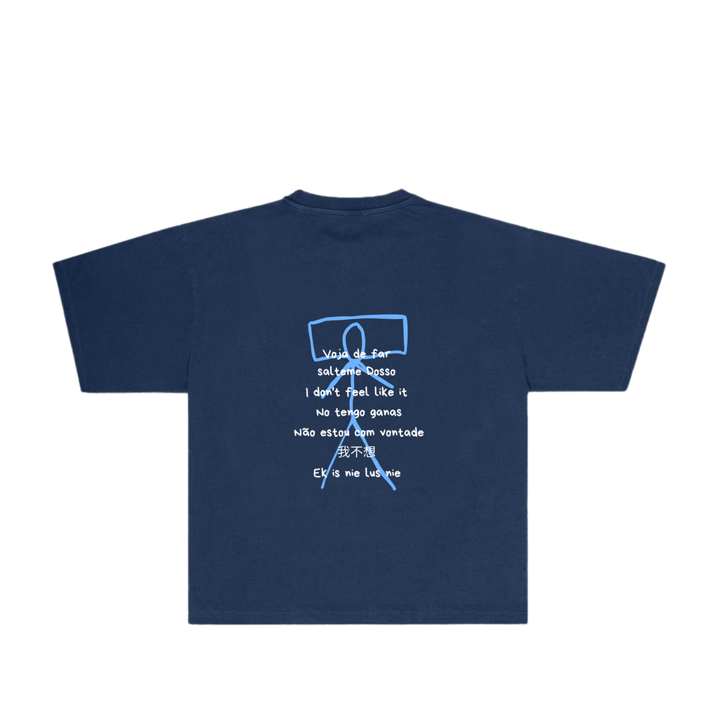 T-shirt blue sonno